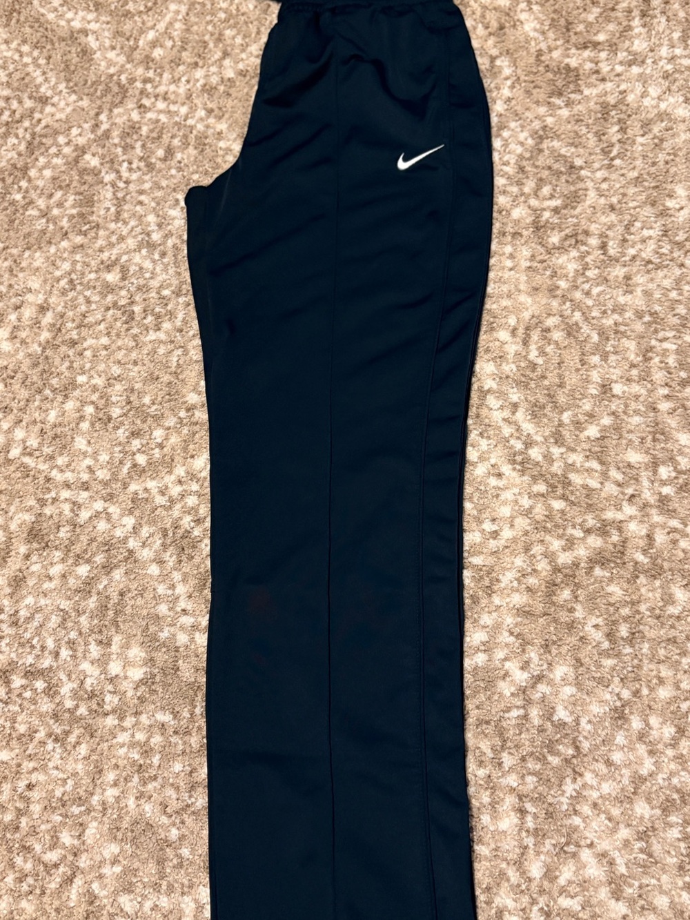 Nike Black Joggers with White Swoosh